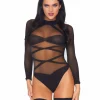 bodysuit and thigh highs set