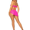 leg avenue 81656 bra and panty set in red at pleasure zone hot pink