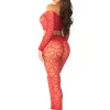 leg avenue 89337 pink bodystocking