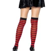 leg avenue cari striped thigh high stockings 6005 at pleasure zone