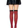 leg avenue cari striped thigh high stockings 6005 at pleasure zone