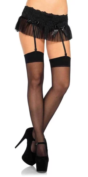 leg avenue dex sheer thigh high stockings 1001 pleasure zone