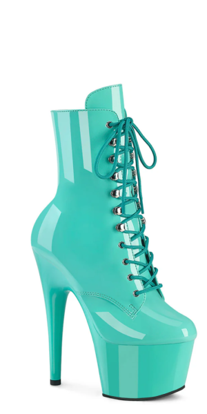 Pleaser Adore-1020 Ankle Boot - AQUA
