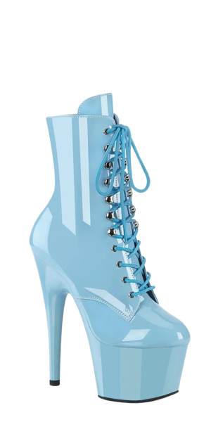 Pleaser Adore-1020 Ankle Boot - Baby Blue
